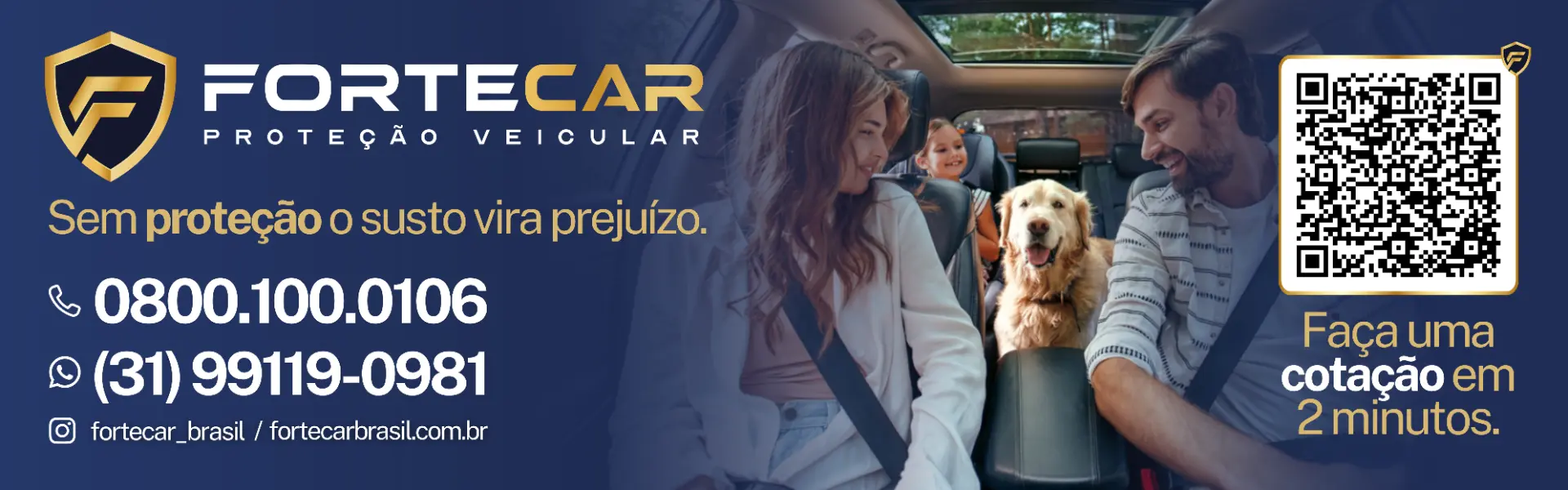 Sem proteção o susto vira prejuízo — FORTECAR BRASIL Proteção Veicular